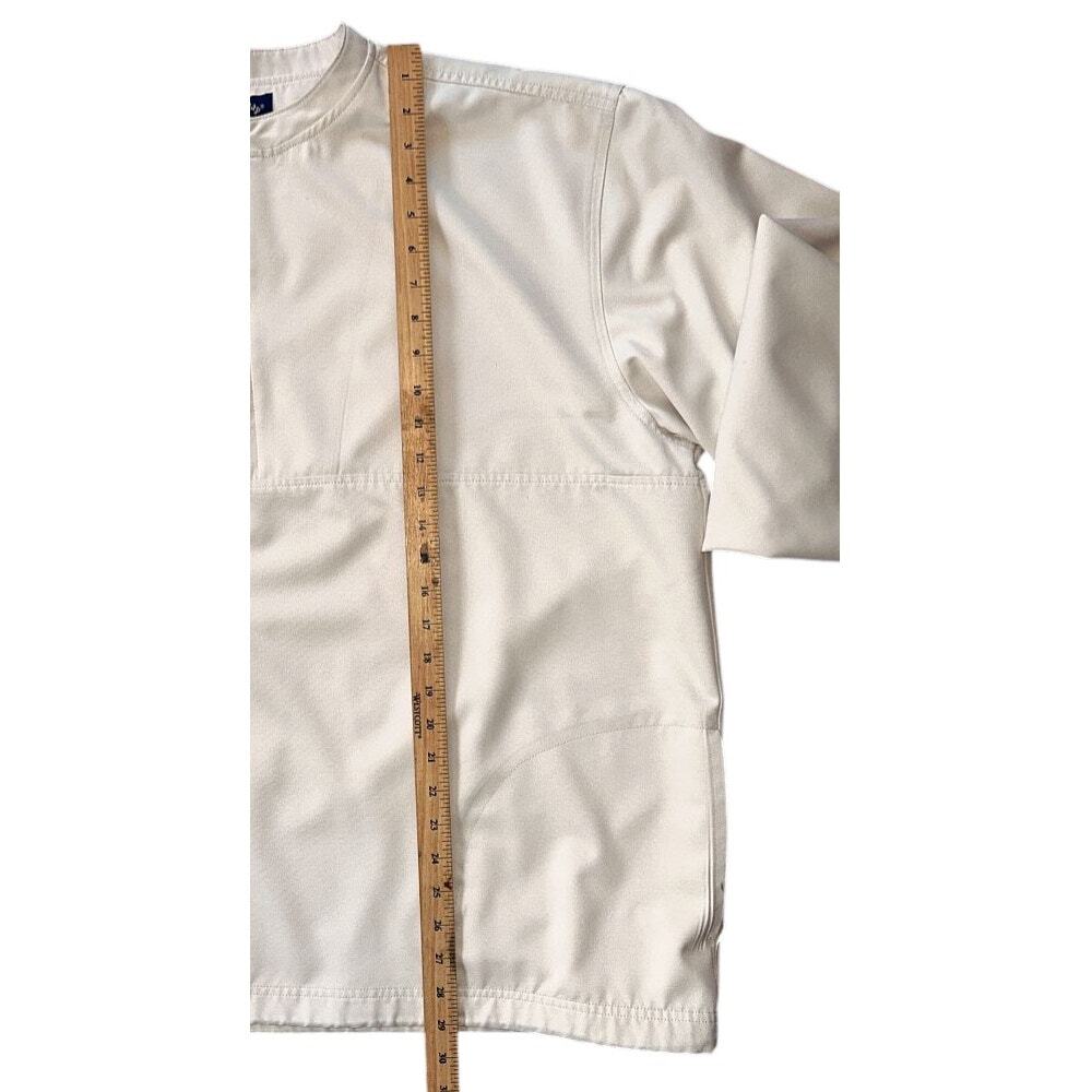 Callaway Golf Magic Oxford 1/4 Zip Cream Pullover Windbreaker XL - Picture 2 of 5